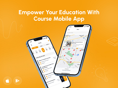 Course Mobile App UI/UX Design - Elevating the Learning Experien courseapp courseplatform education educationapp elearning learning app learningplatform mobileapp onlinecourse onlinelearning studentapp ui uxdesign