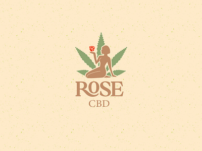 CBD Beauty cbd cosmetics hand drawn organic rose