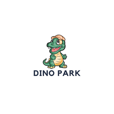 Dinosaur Amusement Park Logo branding graphic design logo