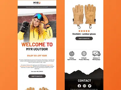 WELCOME EMAIL DESIGN 3d animation brevo email design email design email marketing email newsletter graphic design html email template klaviyo email template mailchimp email template motion graphics responsive email trendy email template ui