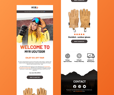 WELCOME EMAIL DESIGN 3d animation brevo email design email design email marketing email newsletter graphic design html email template klaviyo email template mailchimp email template motion graphics responsive email trendy email template ui