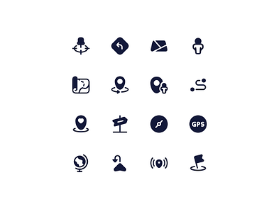 Map, Location Icons - Bold style branding campass direction earth explore gps icon icon design icon pack icon set iconography icons journey live location location map neaticons person pin ui