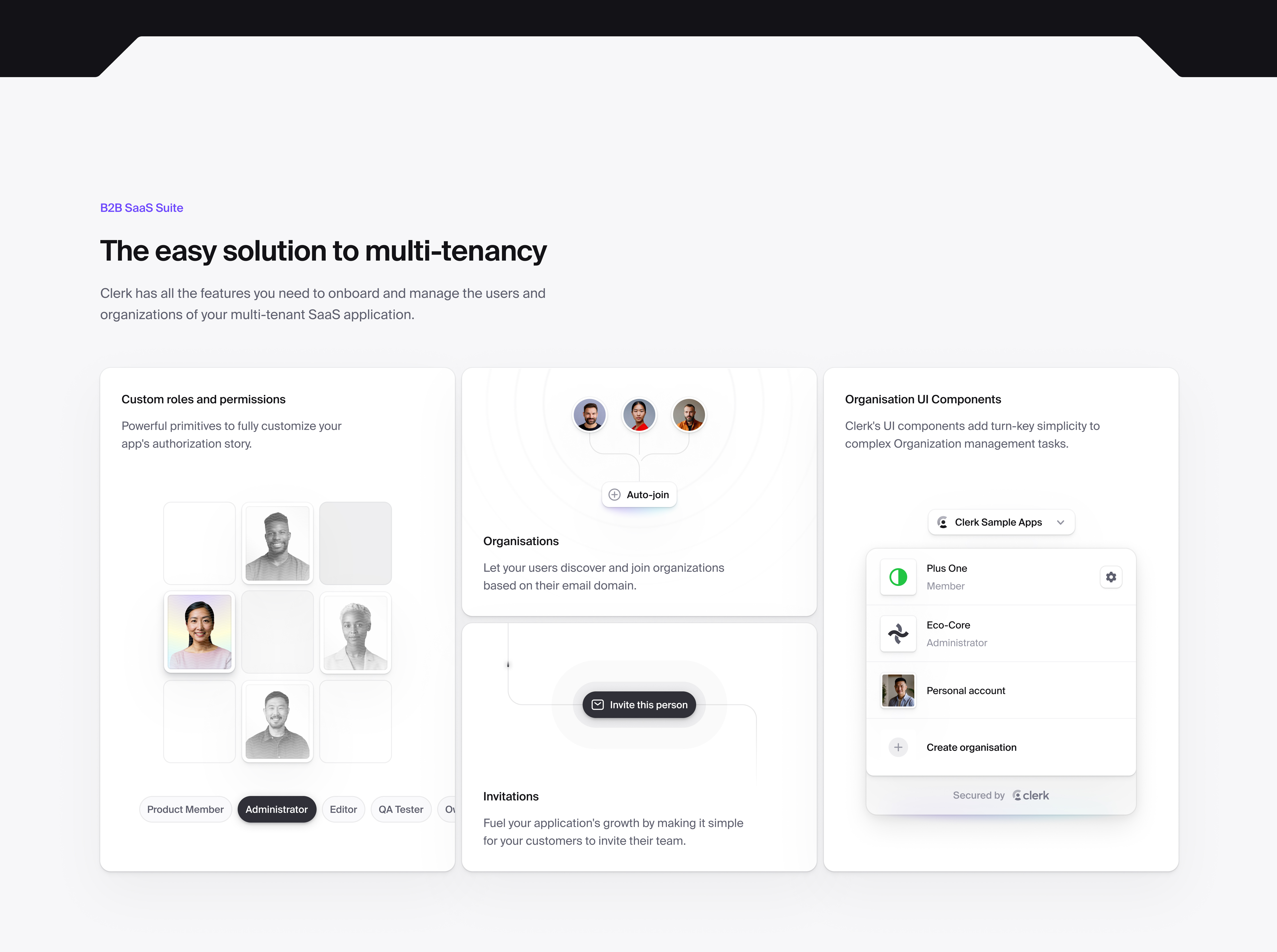 Example of ⚡️ The easy solution to multi-tenancy