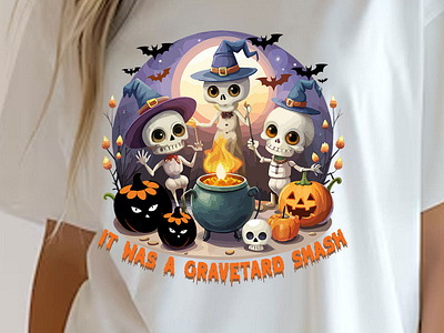 Ghost celebrating halloween fest T-A branding graphic design illustration t shirt t shirt design t shirt designs t shirts trick or treat shirt