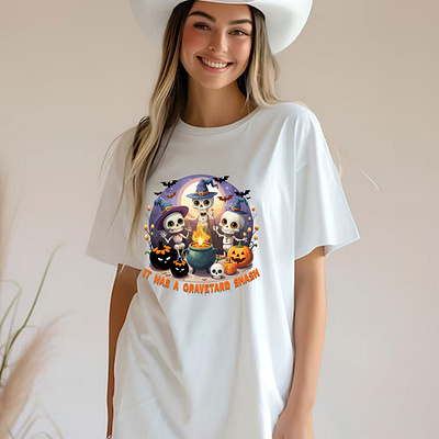 Ghost celebrating halloween fest T-A branding graphic design illustration t shirt t shirt design t shirt designs t shirts trick or treat shirt