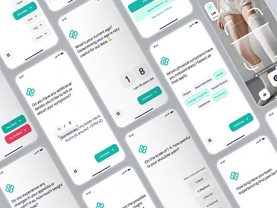 nightingale UI Kit: AI Medical & E-Pharmacy | AI Symptom Checker ai healthcare app ai medical app ai pharmacy app ai symptom checker ai symptom checker app ai symptom checker ui clean disease app healthcare ui kit medical ui kit minimal modern pharmacy ui kit simple symptom checker symptom checker app symptom checker ui symptom ui teal virtual care