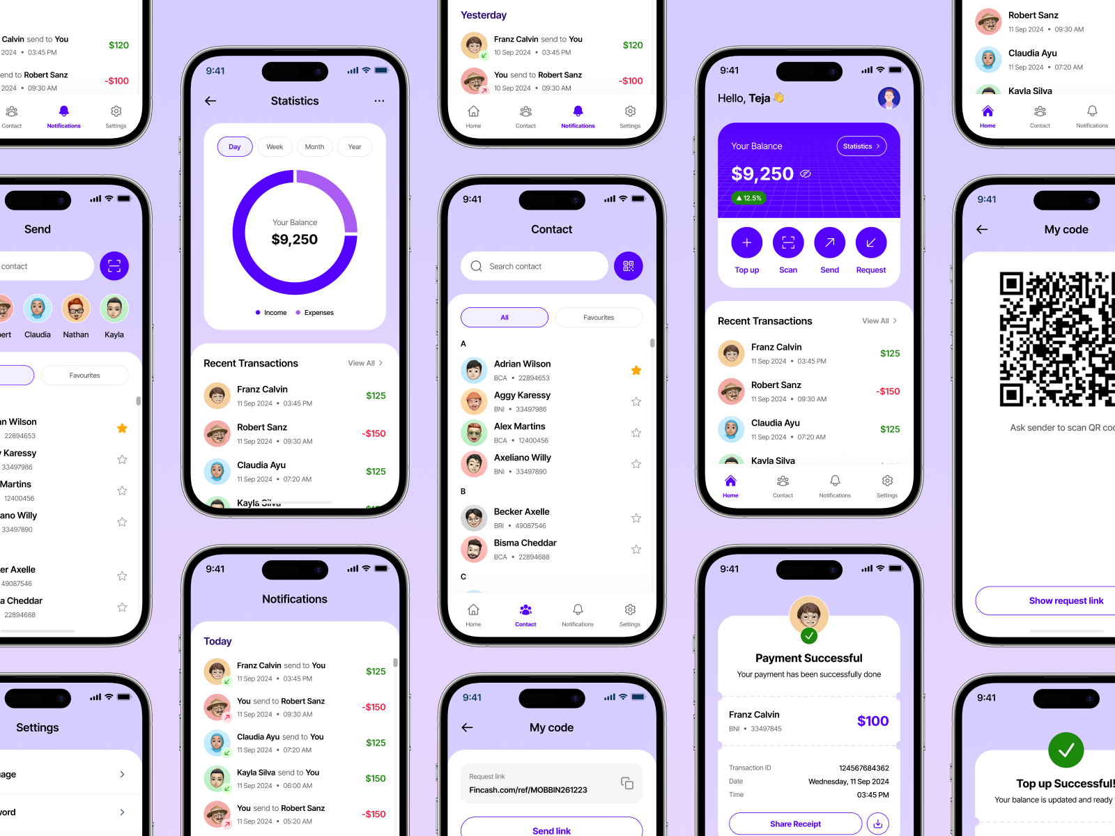 Example of Mobile App Design (Max. 15 Screen)
