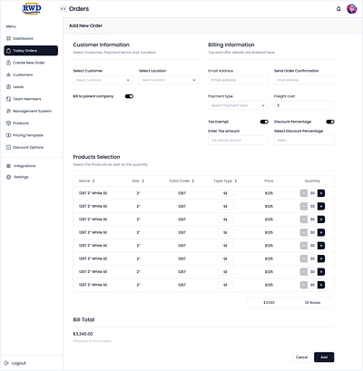 Order craxinno craxinnotechnologies customer customer order customers design figma design list list view listing order order detail order history order listing ordering ui