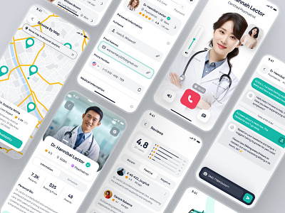 nightingale: AI Medical & E-Pharmacy | Doctor Consultation UIUX ai doctor app ai health companion app ai healthcare app doctor apointment doctor app doctor appointment app doctor booking doctor consultation doctor consultation app doctor consultation ui doctor listing ui doctor ui gps ui healthcare ui kit map ui medical ui kit patient app pharmacy ui kit video call ui virtual doctor app