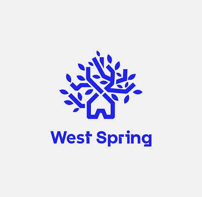 West Spring - Real estate Logo design branding design illustration illustrator logo vector