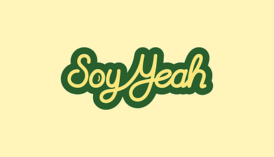 Soy Yeah | Branding flavorful vibrant colors