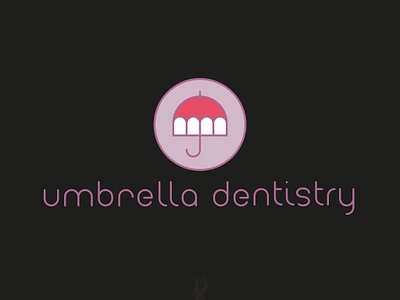 UMBRELLA DENTISTRY dental dentistry logo sign teeth umbrella