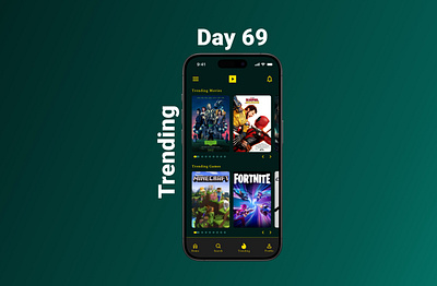 Day #069 Prompt: Trending #DailyUI #UIdesign ui