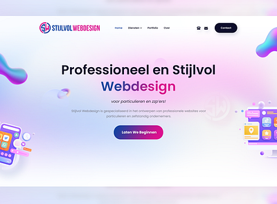 Marketing Agency Website Hero adobe photoshop design dribbble dribbbleweeklywarmup figma graphic design hero banner illustration modern design ui uidesign website design