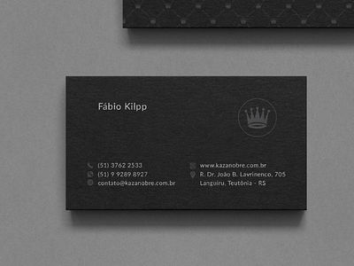 Kaza Nobre black brand brazil business business card card furniture identity logo shop ui ux web website