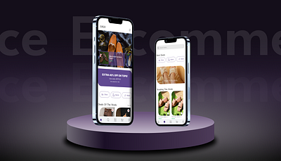 E-Commerce Theme - Mobile Application branding graphic design ui user centric e commerce