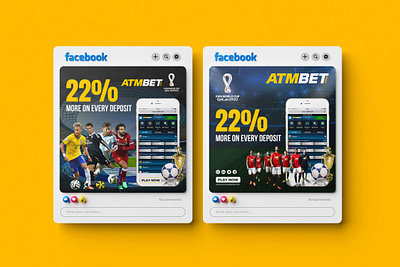 Social Media Post Banner atmbet banner banner design bet banner branding design facebook post football football bet football post banner graphic design inatagram post social media social media bet banner social media post social media post banner sports sports banner twitter post ui