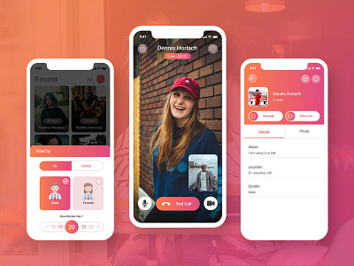 Air.Ly LiveTalk Mobile App app ui mobile app ui mobile ui ui uiux