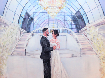 Live painting - Turkish wedding dance art first dance live painter live wedding painting painting turkish wedding wedding couple wedding painting