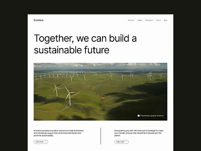 Sustainability hero section ai branding cleanui design designcommunity designer digitaldesign ecofriendly figma greendesign productdesign sustainability ui uidesigner uiux uiuxdesign ux uxdesigner webdesign website