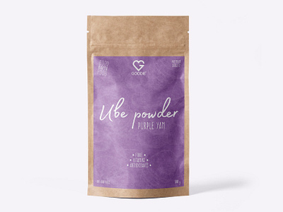 Label of natural purple potato powder 🥔🟣 adobe adobeprogrammes branding design illustration vector vectorart vectors work