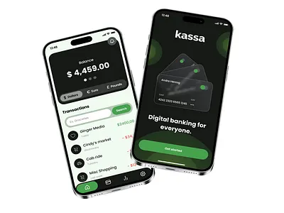 Banking app screen designs app application banking branding design finance product showcase ui user interface ux