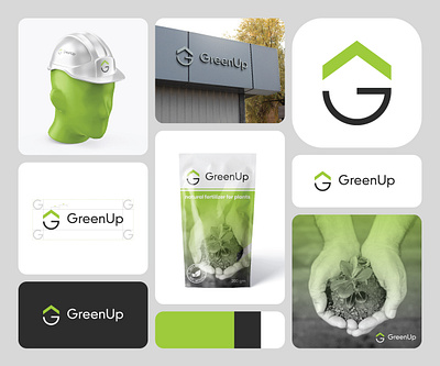 GreenUp Logo design branding design graphic design logo logos