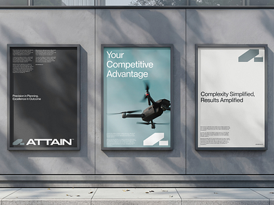 Attain - Billboard billboard brand guidelines branding design graphic design identity logo visual identity