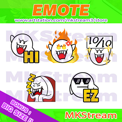 Twitch Emotes Ghost Boo hi, comfy, perfect, rage & ez pack animated emotes anime boo boo emotes cute design emotes ez ghost emotes halloween halloween emotes horror illustration mario emotes rage emotes sleep emotes sub badge super mario bros twitch emotes waving