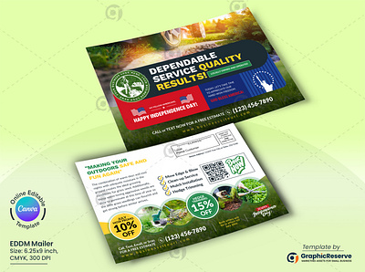 Lawns & Landscaping EDDM Postcard Canva Layout direct mail template eddm template garden care eddm postcard garden cleaning eddm postcard garden services eddm gardening service eddm postcard home maintenance eddm landscaping direct mail eddm landscaping postcard landscaping service eddm lawn care eddm mailer design lawn care postcard lawn care service eddm mailer lawn care service eddm postcard lawn mowing postcard quality lawn care eddm mailer