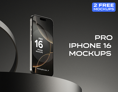 Free iPhone 16 Pro Mockup 16 app mockup apple device free free iphone mockup iphone iphone mockup mockup pro psd psd mockup