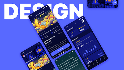 Mobile UI/UX Design | Dreamland Tales app design figma ui uiux ux