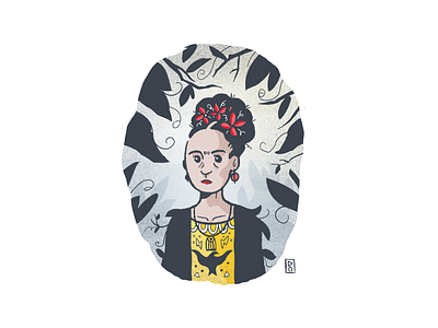 Frida - Hispanic Heritage Month artist frida frida kahlo hispanic hispanic heritage month illustration mexican mexico painter procreate