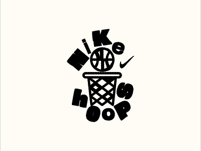 Nike Hoops design graphic design logo type