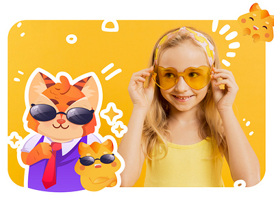 Character design for Umaker 2d art artwork brand branding cartoon cat character character design concept cute design flat illustration illustrator mascot stickers ui vector web