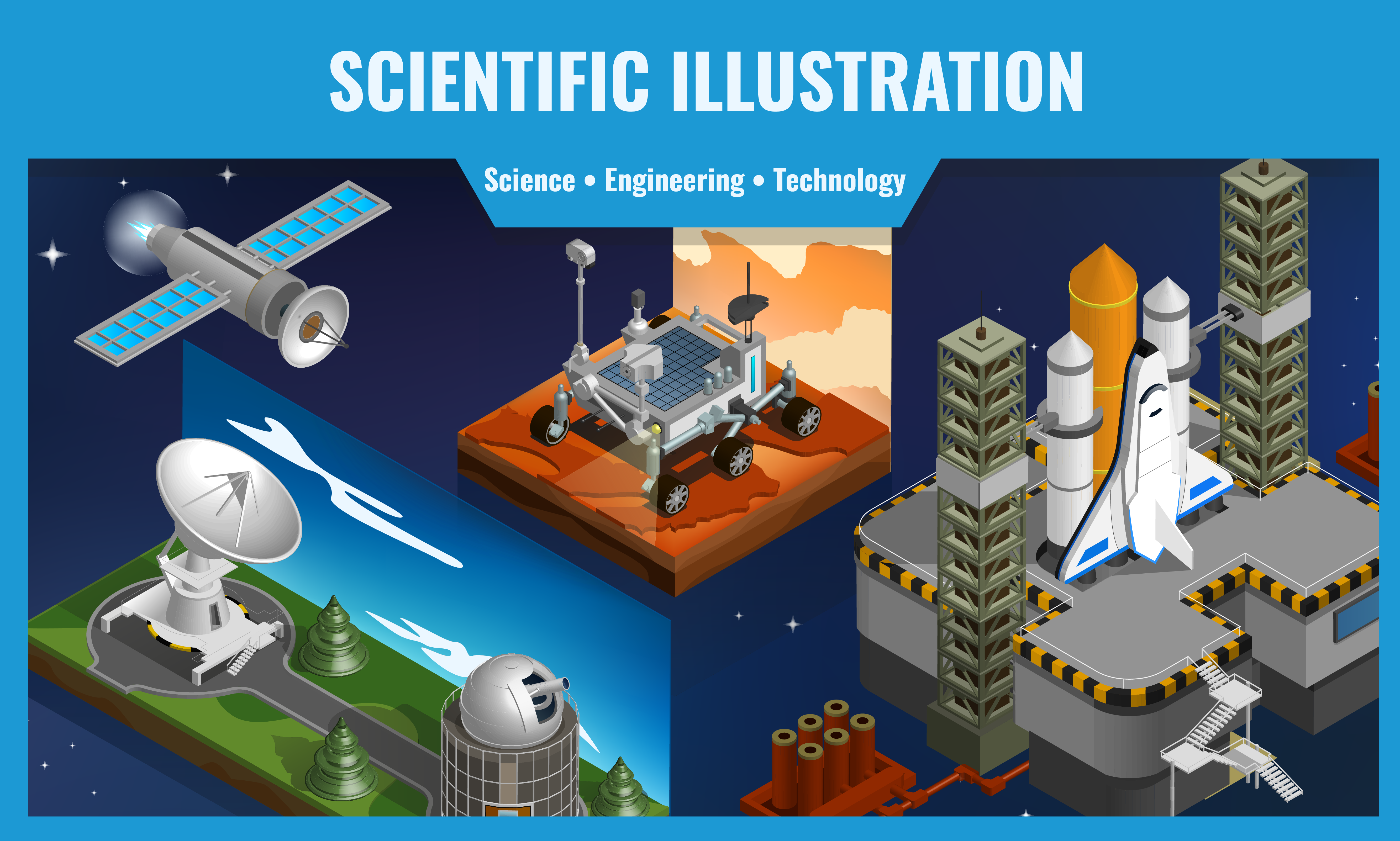 isometric illustrations, infographics or technology art 3d animation equipment explain graphic design illustration isometric motion graphics presentation processes