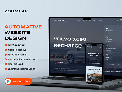 Automotive Car Selling Website UI Design automobile automobile industry automotive automotive website car selling website figma landing page landing page ui ui ui design uiux ux website website design website ui