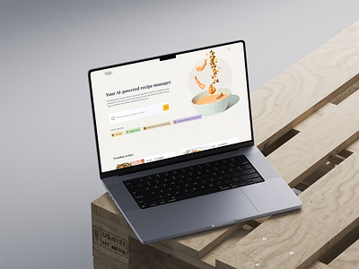 Cooking Recipe App ai manager app clean cooking design food app interface mobile recipe recipe manager recipe website ui web design website