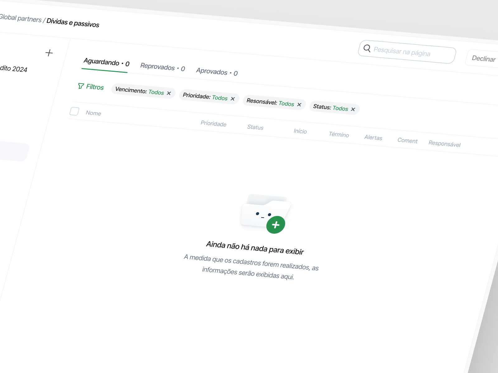 Empty State table by Jean Bragantin on Dribbble