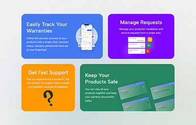 Email Content for Managing Product Warranties card content email mobile ui warranty
