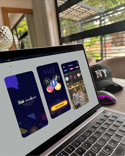 SOCIALAND APP UI branding ui
