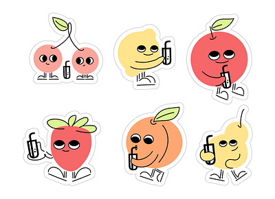 Characters fruit character design