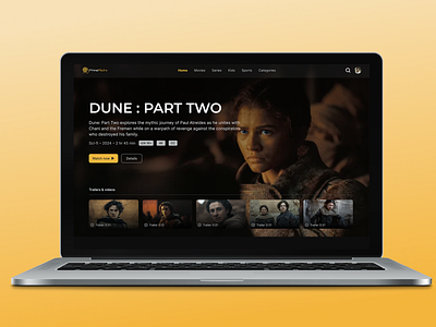 Movie Streaming Platform adobe adobexd design figma movie photoshop platform streaming ui uidesigner uiui uiuxdesigner ux web website