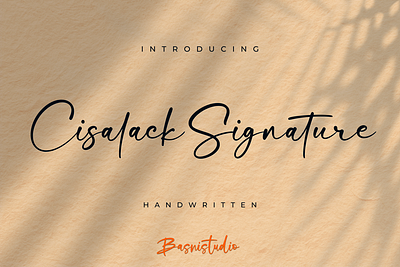 Cisalack Signature Font branding design font graphic design illustration logo signature typography vector