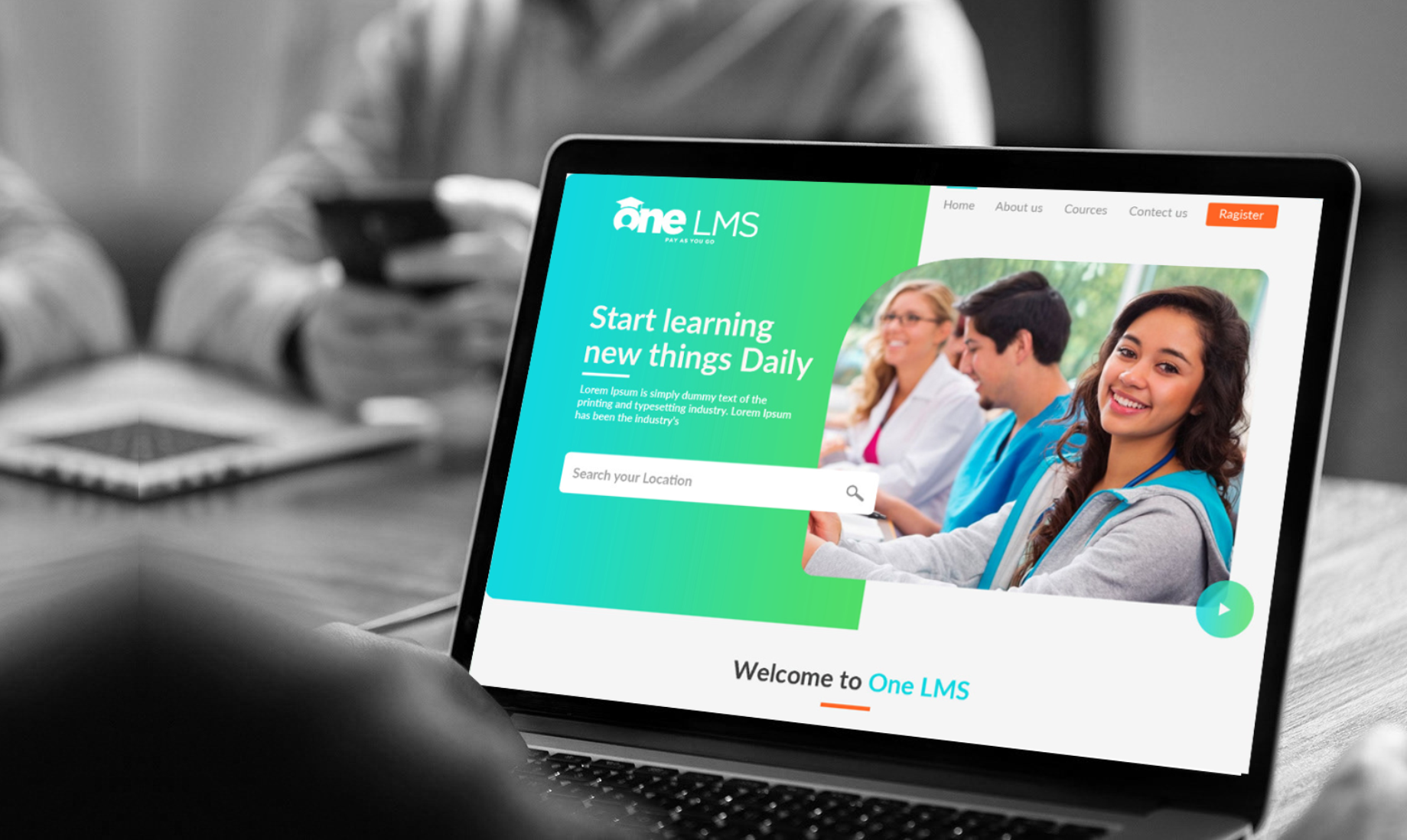 Example of Website Design (5 Pages)