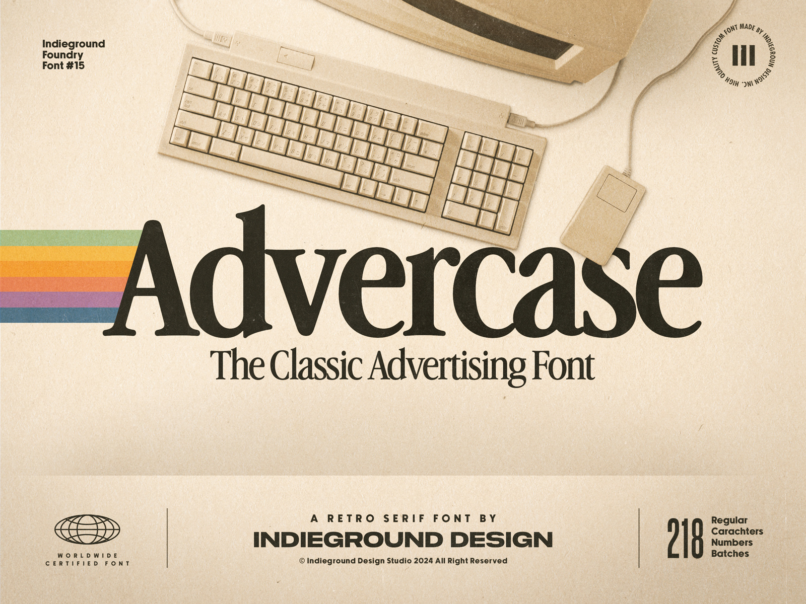 Advercase Free Font 1980s 1990s 80s 90s ad advertising apple computer display editorial font freebie macintosh magazine retro serif type typeface typography vintage