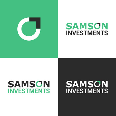 Samson Investments Logo branding graphic design logo