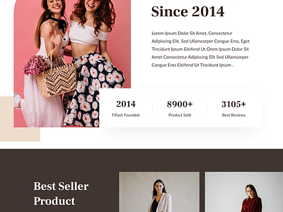 Fashion Brand WebDesign branding ui