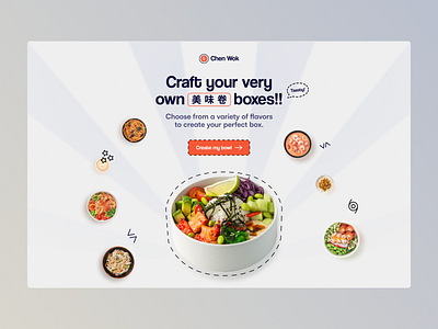 Page for a Chinese food store designtrends