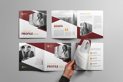 Annual Company Profile Report Design branding design clean layout engaging impactful desgin polished